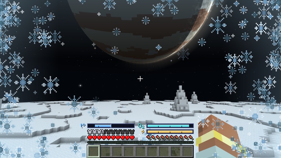Europa without a Heating Unit: the screen frosts over from the edges